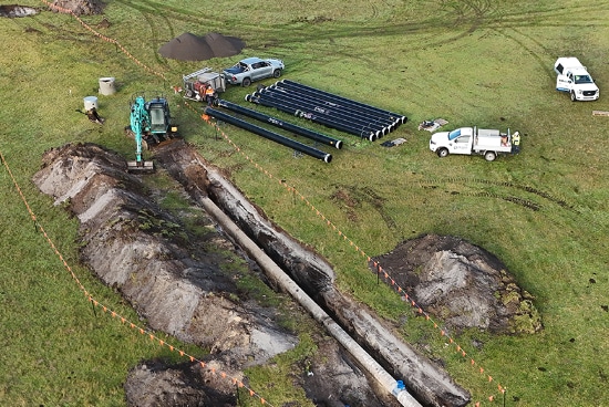 Wannon Water replaces Portland sewer main