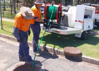 Enviroline’s Ranger 50 series of trailer-mounted water jetters are Australian-made. Image:  Enviroline