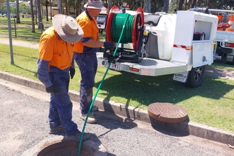 Enviroline’s Ranger 50 series of trailer-mounted water jetters are Australian-made. Image:  Enviroline